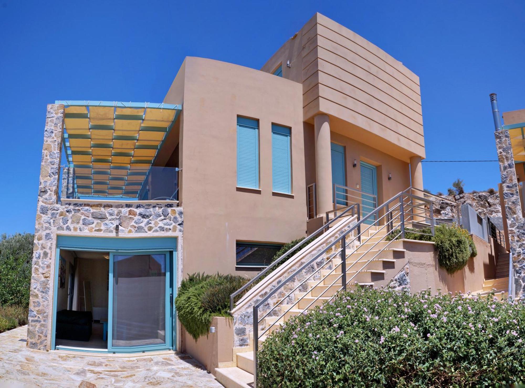 Ouzo Panoramic Houses 1, With Private Pool Plomári Kültér fotó