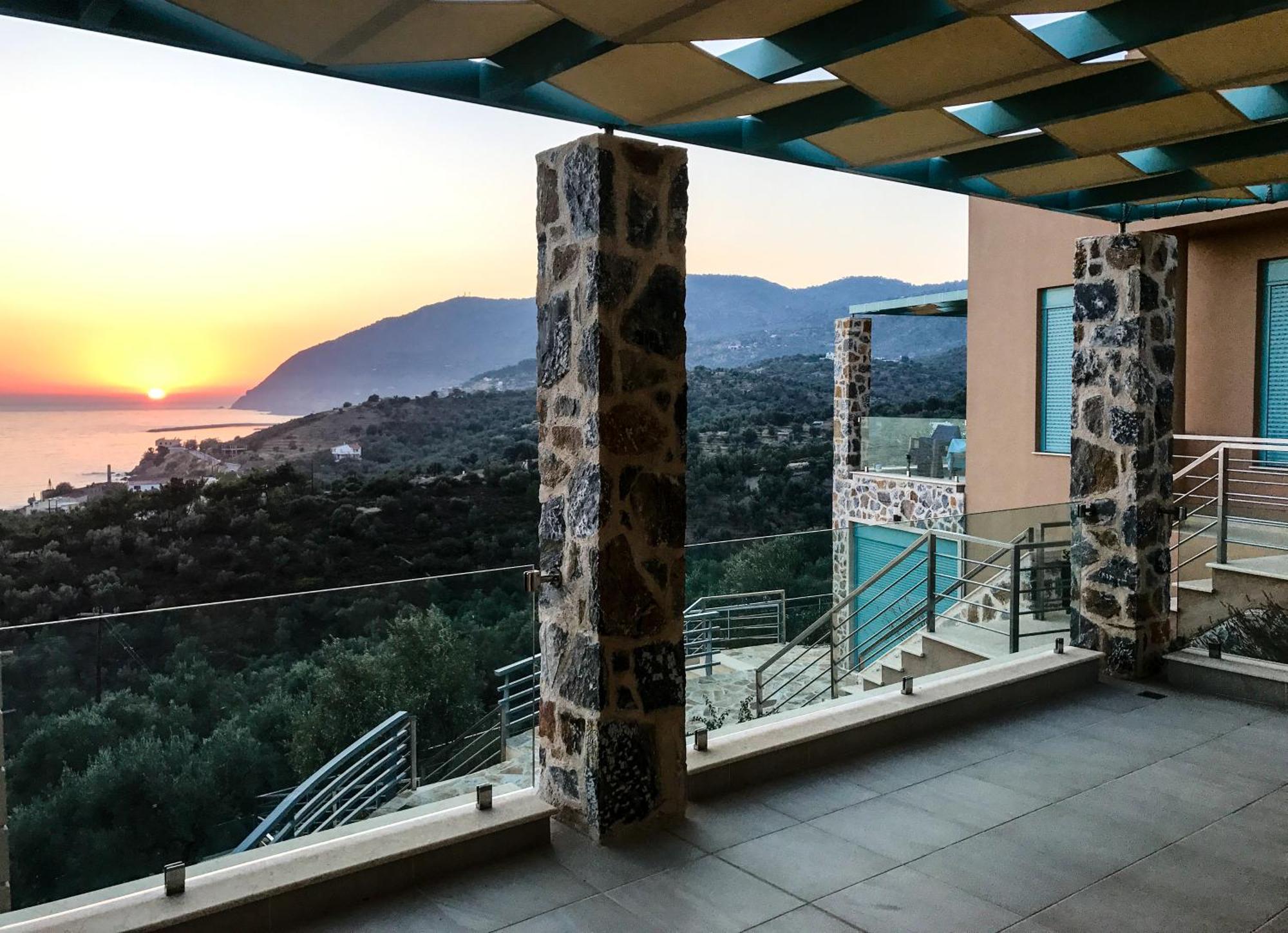 Ouzo Panoramic Houses 1, With Private Pool Plomári Kültér fotó