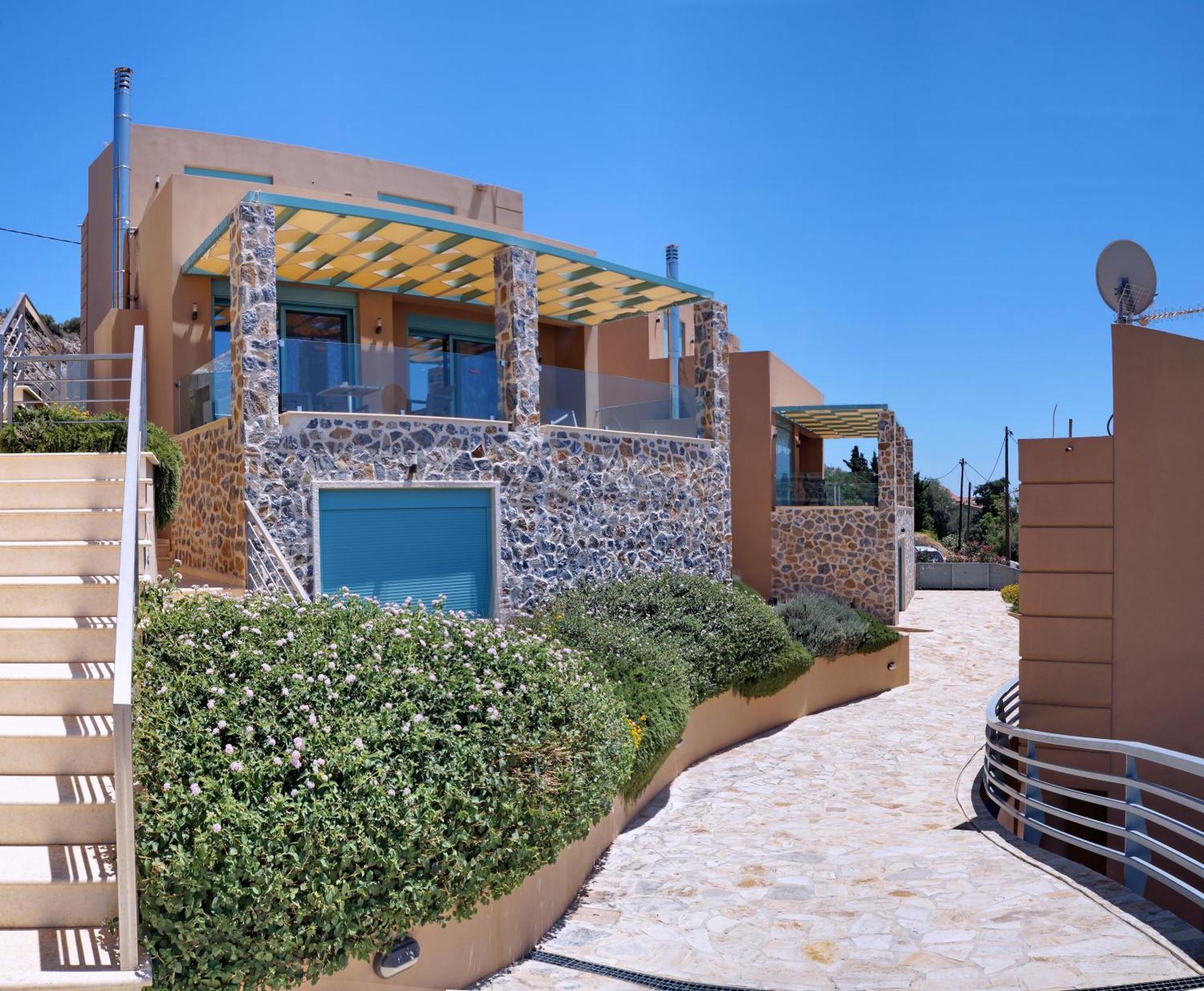 Ouzo Panoramic Houses 1, With Private Pool Plomári Kültér fotó