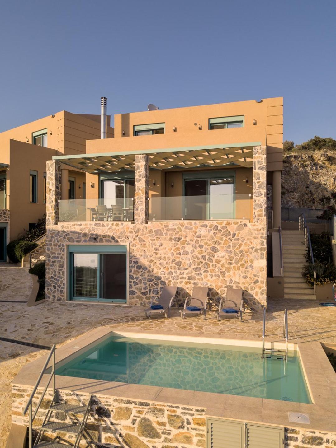 Ouzo Panoramic Houses 1, With Private Pool Plomári Kültér fotó