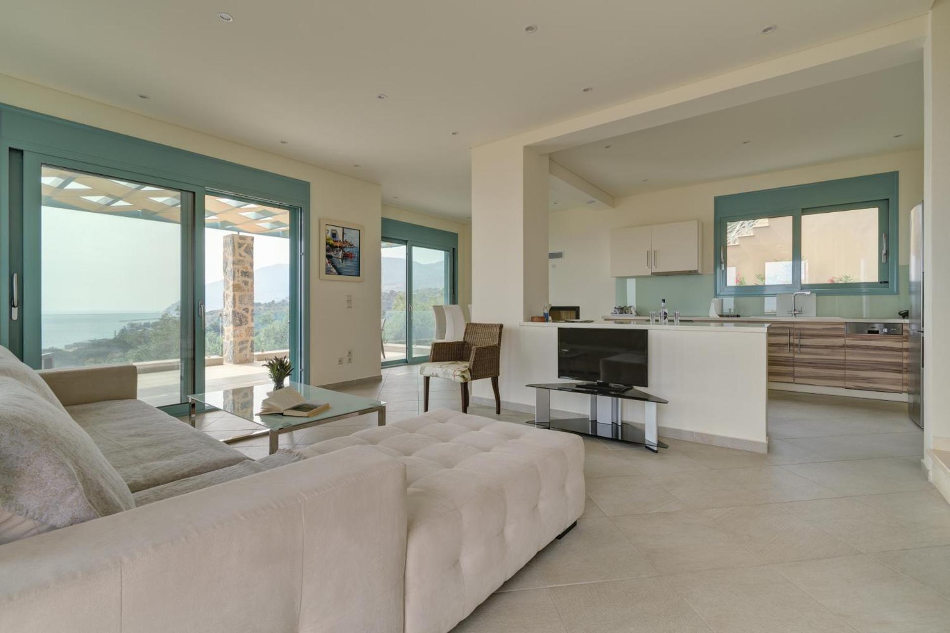 Ouzo Panoramic Houses 1, With Private Pool Plomári Kültér fotó