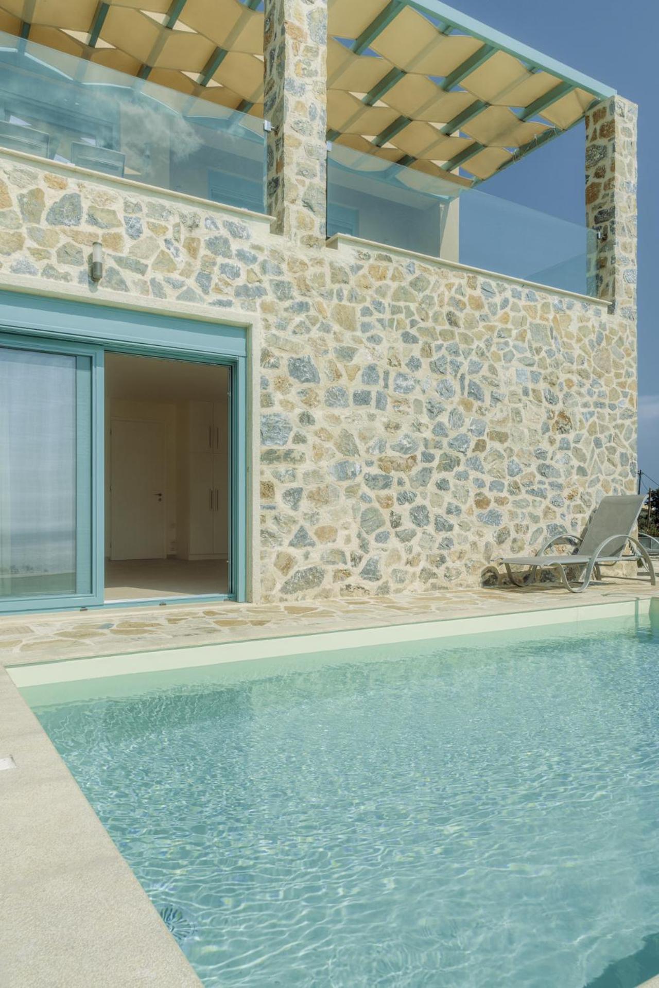 Ouzo Panoramic Houses 1, With Private Pool Plomári Szoba fotó